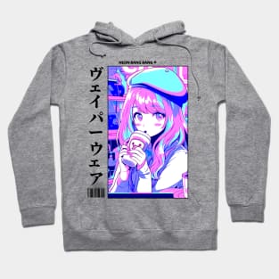 Vaporwave Aesthetic Anime Manga Girl Japanese Streetwear Hoodie